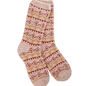 WORLD'S SOFTEST SOCK COZY CREW - BRANDY DIAMONDS