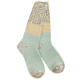 WORLD'S SOFTEST SOCK SOCK WEEKEND TEXTURED CREW Frosty Multi