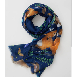 FABLE ENGLAND HARE AND FOX  SCARF