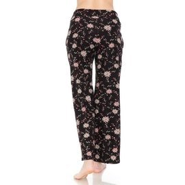 sale from $25 SOFTEST COMFY PANTS PINK STAR FLOWERS - medium only