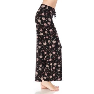 SOFTEST COMFY PANTS PINK STAR FLOWERS