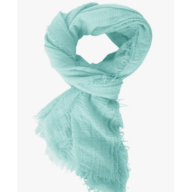 BOHO GAUZE SCARF - SEAGLASS