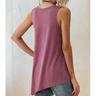 SLEEVELESS TOP WITH SIDE BUTTONS - TWO COLORS- small only