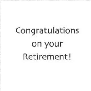 RETIREMENT CARD SUNSET SUNRISE