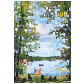 RETIREMENT CARD SUNSET SUNRISE