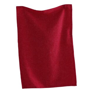 WAFFLE WEAVE TOWEL- RED