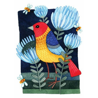 BLANK CARD - DESERT HOME BIRD