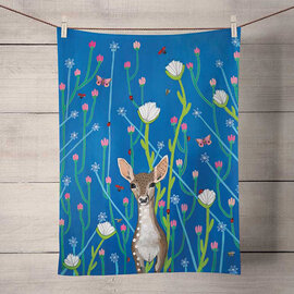 FAWN AND LADYBUGS  TOWEL
