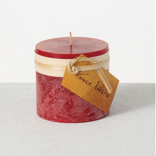 VANCE KITIRA TIMBER PILLAR - CRANBERRY