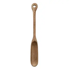 WOODEN SPOON WITH LONG BOWL