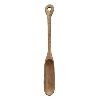 WOODEN SPOON WITH LONG BOWL