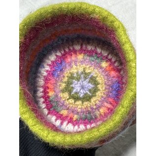 WOOL FELTED BOWL - SPRING