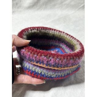 HAND MADE FELTED BOWL - # 12