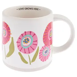 LOVE GROWS HERE MUG