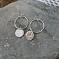 HAMMERED CIRCLES EARRINGS