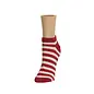 RED STRIPE SHORTIE SOCK