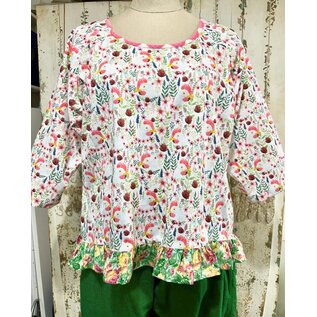 VIOLET TOP - SWEET CHICKENS - MEDIUM