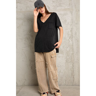 BLACK FEATHERWEIGHT TEE SHIRT