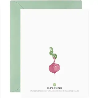 CARD YOU MAKE MY HEART BEET BLANK INSIDE