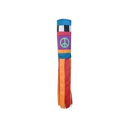 WIND'S EDGE 36" PEACE SIGN WIND SOCK - ASST COLORS