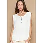 SALE! LOOSE SLEEVELESS RUFFLE TOP