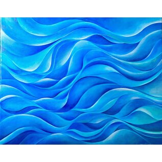 ORIGINAL OIL PAINTING BY KATE LAMONTAGNE -  16X20 - SO MANY THOUGHTS