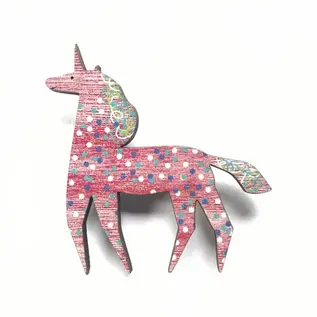 PINK  UNICORN  PIN