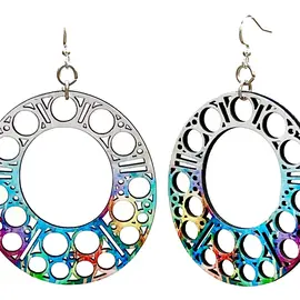 COLORFUL CIRCLES EARRINGS