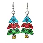 PLAID PINE TREE EARRINGS