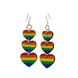 RAINBOW HEARTS EARRINGS