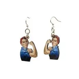 ROSIE THE RIVETER EARRINGS