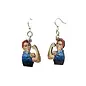 ROSIE THE RIVETER EARRINGS