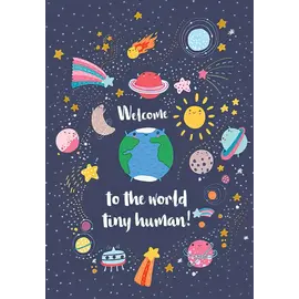 BABY CARD WELCOME TINY HUMAN