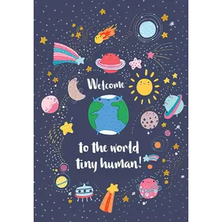 BABY CARD WELCOME TINY HUMAN