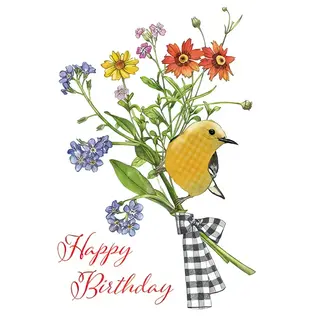 HAPPY BIRTHDAY YELLOW BIRD
