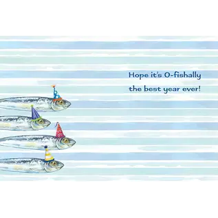 BIRTHDAY WISHES FISHES CARD