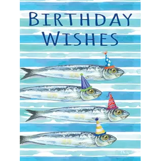 BIRTHDAY WISHES FISHES CARD