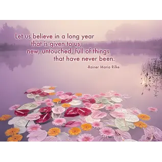 BELIEVE IN A LONG YEAR BIRTHDAY CARD
