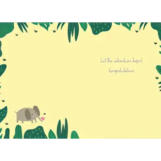 BABY CARD WELCOME LITTLE FRIEND