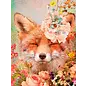 FLOWER FOX NOTE CARD PACK 8