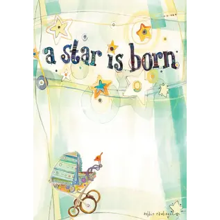 A STAR IS BORN NEW BABY CARD