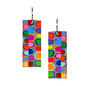 ARTISTA PARTY RECTANGLE  EARRINGS