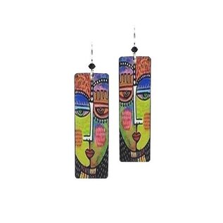 ARTISTA LISA RECTANGLE EARRINGS