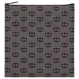SET OF 2 KITTY POUCHES