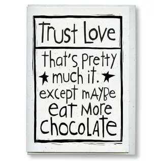 FLYING EDNA CARD -  TRUST LOVE
