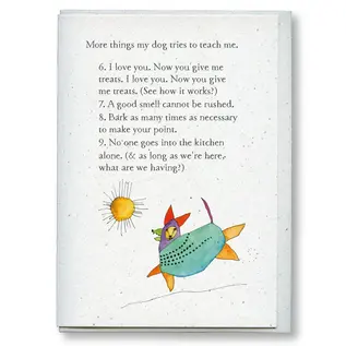 FLYING EDNA CARD - DOG LESSONS II