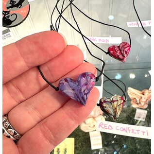FLAMEWORK HEART NECKLACE