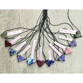FLAMEWORK HEART NECKLACE