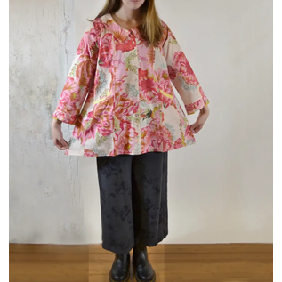 VINTAGE FLORAL BLOUSE