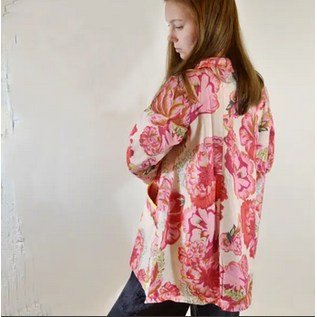 VINTAGE FLORAL BLOUSE